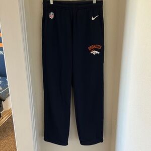 Nike Navy Broncos Joggers with Orange and White Logo